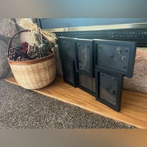 Wall mount or table top multi-picture frame, lightly used.